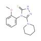 4-(2-methoxyphenyl)-5-piperidin-1-yl-4H-1,2,4-triazole-3-thiol - chemical structure image