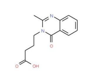 4-(2-methyl-4-oxo-3,4-dihydroquinazolin-3-yl)butanoic acid - chemical structure image