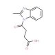 4-(2-Methyl-benzoimidazol-1-yl)-4-oxo-butyric acid - chemical structure image