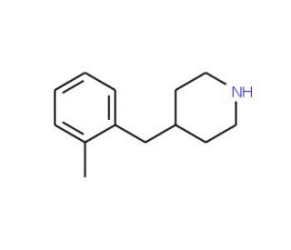 4-(2-Methyl-benzyl)-piperidine (CAS 496056-24-7) - chemical structure image