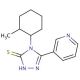 4-(2-Methyl-cyclohexyl)-5-pyridin-3-yl-4H-[1,2,4]triazole-3-thiol - chemical structure image