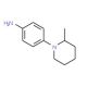4-(2-Methyl-piperidin-1-yl)-phenylamine - chemical structure image