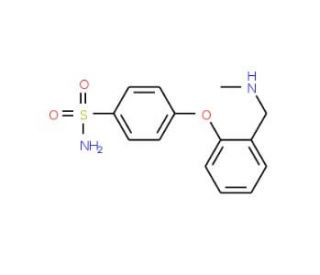 4-[2-(Methylaminomethyl)phenoxy]benzenesulfonamide (CAS 902836-97-9) - chemical structure image