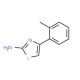 4-(2-methylphenyl)-1,3-thiazol-2-amine (CAS 5330-79-0) - chemical structure image