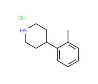 4-(2-Methylphenyl)piperidine hydrochloride (CAS 82212-02-0) - chemical structure image