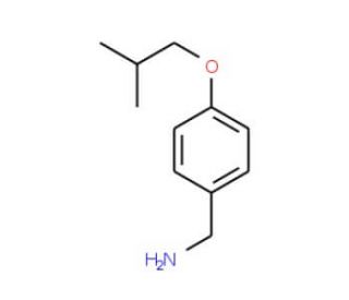 [4-(2-methylpropoxy)phenyl]methanamine (CAS 4734-09-2) - chemical structure image
