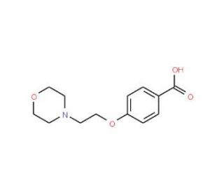 4-(2-Morpholin-4-yl-ethoxy)-benzoic acid (CAS 134599-45-4) - chemical structure image