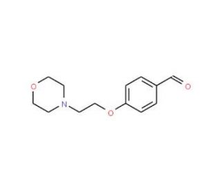 4-[2-(Morpholin-4-yl)ethoxy]benzaldehyde (CAS 82625-45-4) - chemical structure image