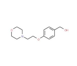 {4-[2-(Morpholin-4-yl)ethoxy]phenyl}methanol (CAS 852180-76-8) - chemical structure image