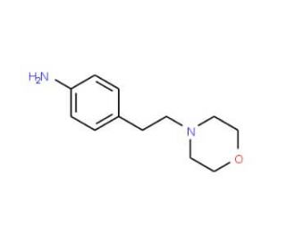 4-(2-Morpholin-4-yl-ethyl)-phenylamine (CAS 262368-47-8) - chemical structure image