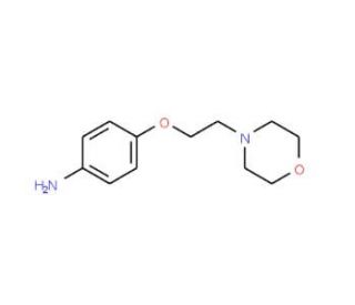 4-(2-Morpholin-4-ylethoxy)aniline (CAS 52481-41-1) - chemical structure image