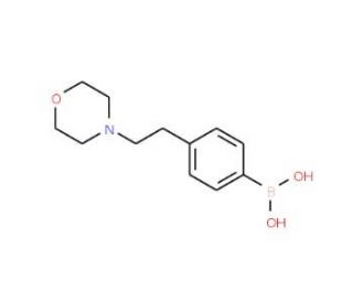 4-(2-Morpholinoethyl)phenylboronic acid (CAS 1150114-55-8) - chemical structure image