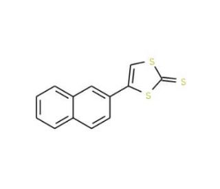 4-(2-Naphthyl)-1,3-dithiol-2-thione (CAS 127198-67-8) - chemical structure image