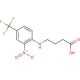 4-[2-Nitro-4-(trifluoromethyl)anilino]-butanoic acid (CAS 65783-35-9) - chemical structure image