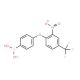 4-(2-Nitro-4-(trifluoromethyl)phenoxy)phenylboronic acid (CAS 957062-58-7) - chemical structure image