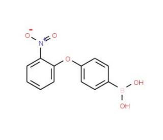 4-(2-Nitrophenoxy)phenylboronic acid (CAS 957062-62-3) - chemical structure image