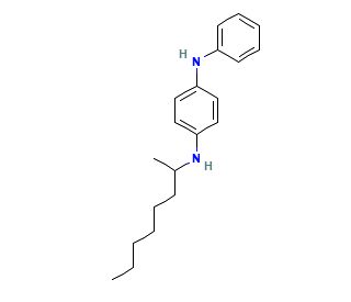 4-(2-Octylamino)diphenylamine (CAS 15233-47-3) - chemical structure image