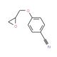 4-(2-Oxiranylmethoxy)benzenecarbonitrile (CAS 38791-92-3) - chemical structure image