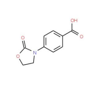 4-(2-oxo-1,3-oxazolidin-3-yl)benzoic acid - chemical structure image
