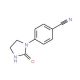4-(2-Oxo-1-imidazolidinyl)benzenecarbonitrile (CAS 144655-81-2) - chemical structure image