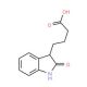 4-(2-Oxo-2,3-dihydro-1H-indol-3-yl)butanoic acid (CAS 2971-18-8) - chemical structure image