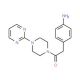 4-[2-oxo-2-(4-pyrimidin-2-ylpiperazin-1-yl)ethyl]aniline - chemical structure image