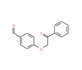 4-(2-oxo-2-phenylethoxy)benzaldehyde (CAS 139484-40-5) - chemical structure image