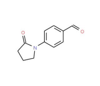 4-(2-Oxo-pyrrolidin-1-yl)-benzaldehyde (CAS 36151-45-8) - chemical structure image