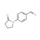 4-(2-Oxo-pyrrolidin-1-yl)-benzaldehyde (CAS 36151-45-8) - chemical structure image