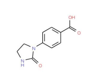 4-(2-oxoimidazolidin-1-yl)benzoic acid (CAS 167626-55-3) - chemical structure image