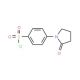 4-(2-oxopyrrolidin-1-yl)benzenesulfonyl chloride (CAS 112539-09-0) - chemical structure image