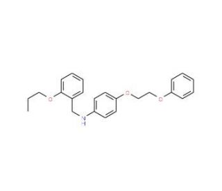 4-(2-Phenoxyethoxy)-N-(2-propoxybenzyl)aniline - chemical structure image