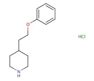 4-(2-Phenoxyethyl)piperidine hydrochloride - chemical structure image