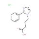 4-(2-Phenyl-1H-imidazol-1-yl)butanoic acid hydrochloride - chemical structure image