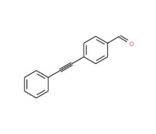 4-(2-Phenyleth-1-ynyl)benzaldehyde (CAS 57341-98-7) - chemical structure image