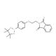 4-[2-(Phthalimid-1-yl)ethoxy]benzeneboronic acid, pinacol ester (CAS 957061-09-5) - chemical structure image
