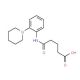 4-(2-Piperidin-1-yl-phenylcarbamoyl)-butyric acid (CAS 436088-56-1) - chemical structure image