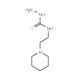 4-(2-Piperidinoethyl)-3-thiosemicarbazide (CAS 32806-53-4) - chemical structure image