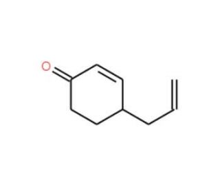 4-(2-Propenyl)-2-cyclohexen-1-one (CAS 4166-61-4) - chemical structure image