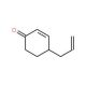4-(2-Propenyl)-2-cyclohexen-1-one (CAS 4166-61-4) - chemical structure image