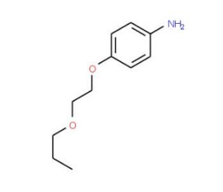 4-(2-Propoxyethoxy)aniline - chemical structure image