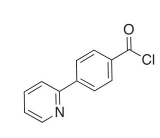 4-(2-Pyridinyl)benzoyl Chloride (CAS 190850-37-4) - chemical structure image