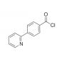 4-(2-Pyridinyl)benzoyl Chloride (CAS 190850-37-4) - chemical structure image