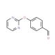 4-(2-Pyrimidinyloxy)benzenecarbaldehyde (CAS 433920-92-4) - chemical structure image