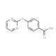 4-(2-Pyrimidinyloxy)benzenecarboxylic acid (CAS 855423-33-5) - chemical structure image