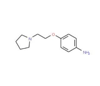 4-(2-Pyrrolidin-1-yl-ethoxy)-phenylamine (CAS 50609-01-3) - chemical structure image