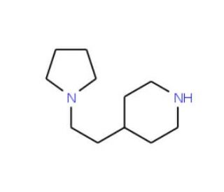 4-(2-Pyrrolidin-1-yl-ethyl)-piperidine (CAS 14759-08-1) - chemical structure image