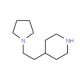 4-(2-Pyrrolidin-1-yl-ethyl)-piperidine (CAS 14759-08-1) - chemical structure image