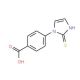 4-(2-sulfanylidene-2,3-dihydro-1H-imidazol-1-yl)benzoic acid - chemical structure image