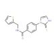 4-(2-sulfanylidene-2,3-dihydro-1H-imidazol-1-yl)-N-(thiophen-2-ylmethyl)benzamide - chemical structure image
